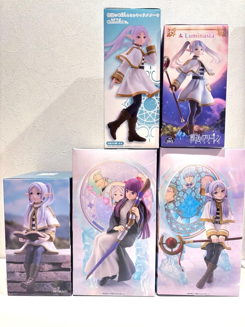 葬送のフリーレン　フェルン　Luminasta 5体セット　プライズ　フィギュア
