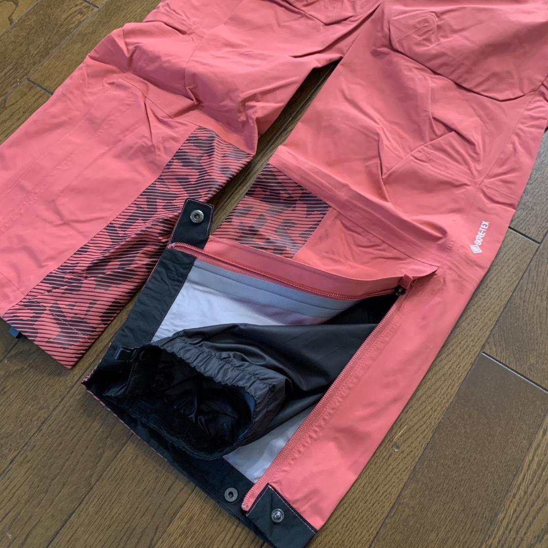 アディダス　スノー　ビブパンツ　ゴアテックス　スノーボードウェア　M　ピンク系