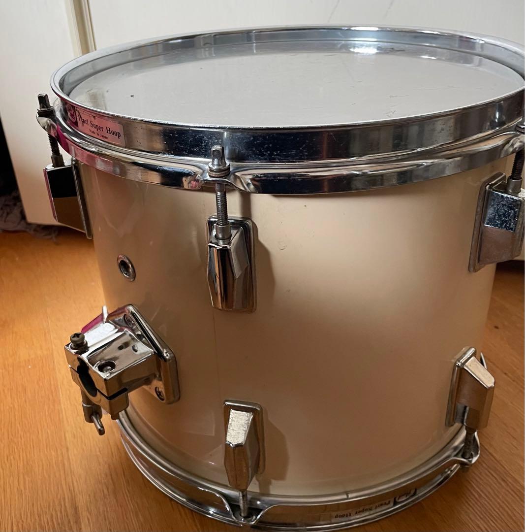 値下げ‼️(ドラム)pearl 12インチタム！材質ファイバー　シェル