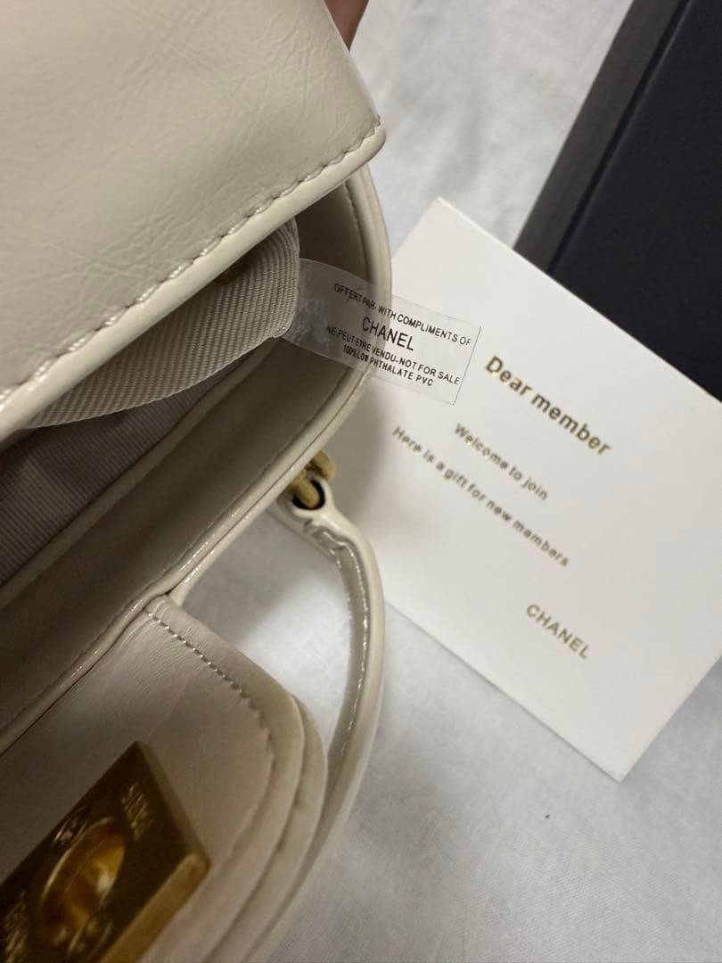 T*】様 CHANEL シャネル ノベルティ レザー ハンドバッグ チェーンショ