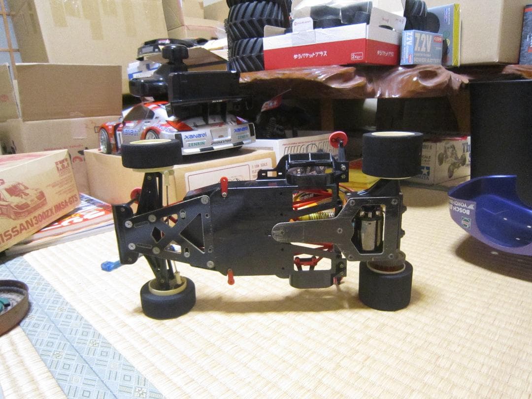 摩天楼 1/10 タミヤ Cカー 激レアモーター＆外箱付属 新品ボディ