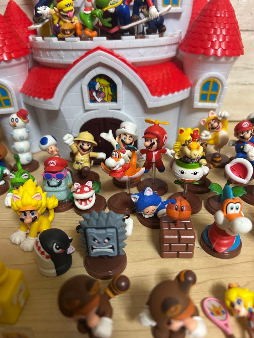 スーパーマリオ　プレイセットピーチ城　チョコエッグ　フィギュア　まとめ　セット