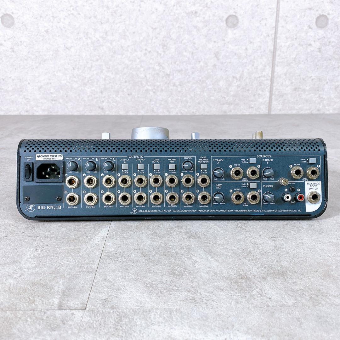 MACKIE BIG KNOBオーディオインターフェイス モニターコントローラー