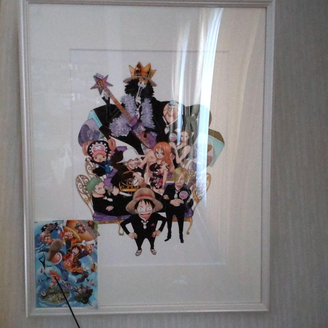 尾田栄一郎 ワンピースメンバー9人の絵