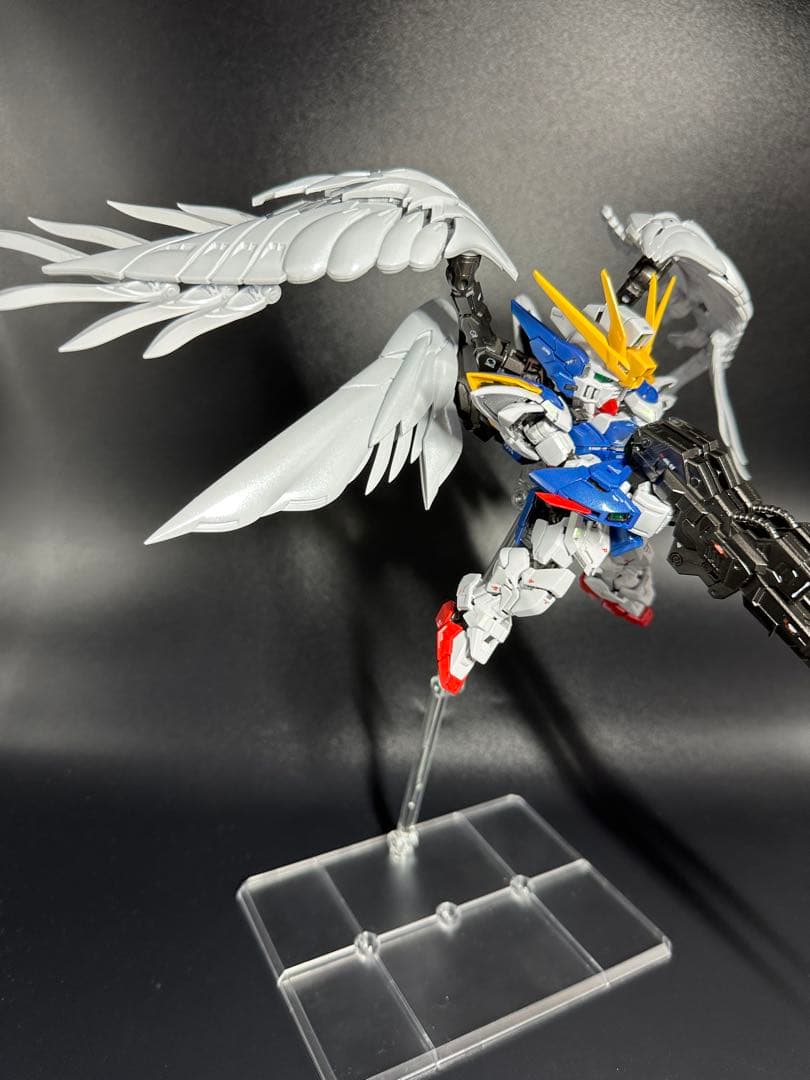 リンプラパール塗装　MGSD ウィングガンダムゼロEW