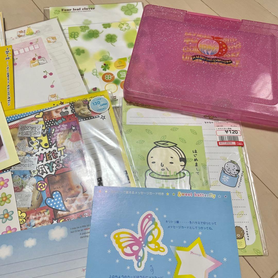 【一点限り】　平成　平成レトロ　メモ帳　雑貨　レターセット　平成ギャル
