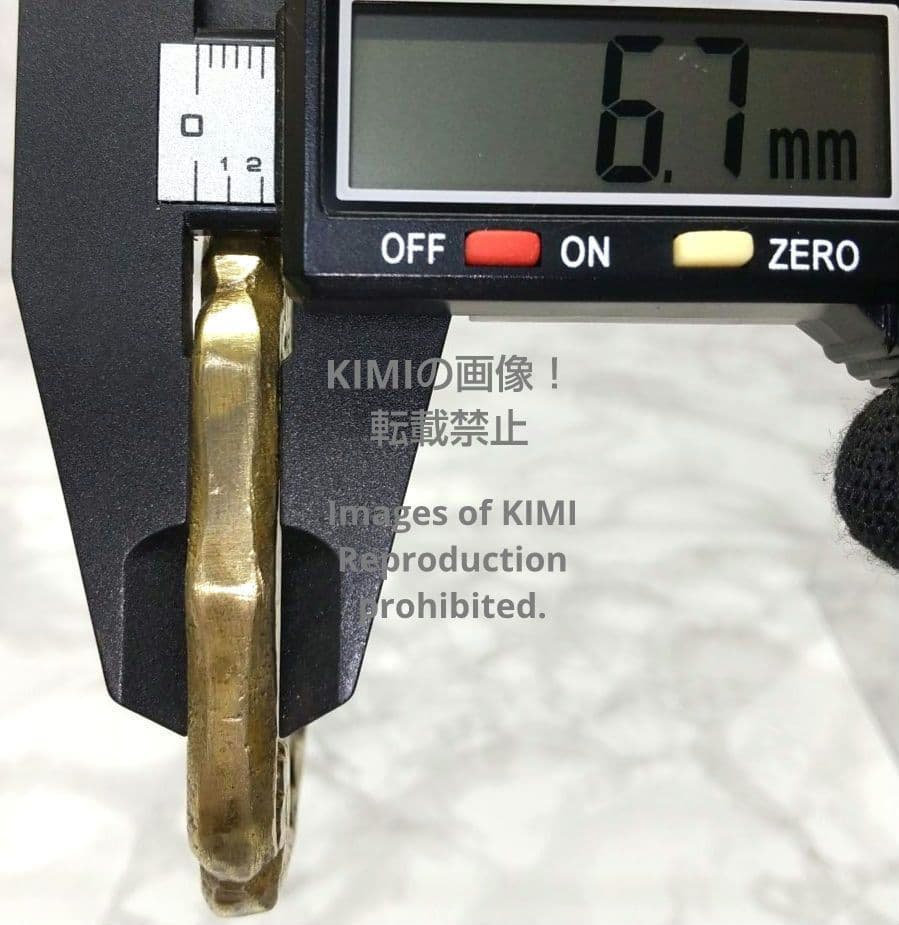 九八式軍刀の鍔 真鍮製 桜 九八式軍刀 B Gunto Tsuba 軍装美術