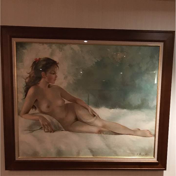 T.suzuki 油絵 美術品