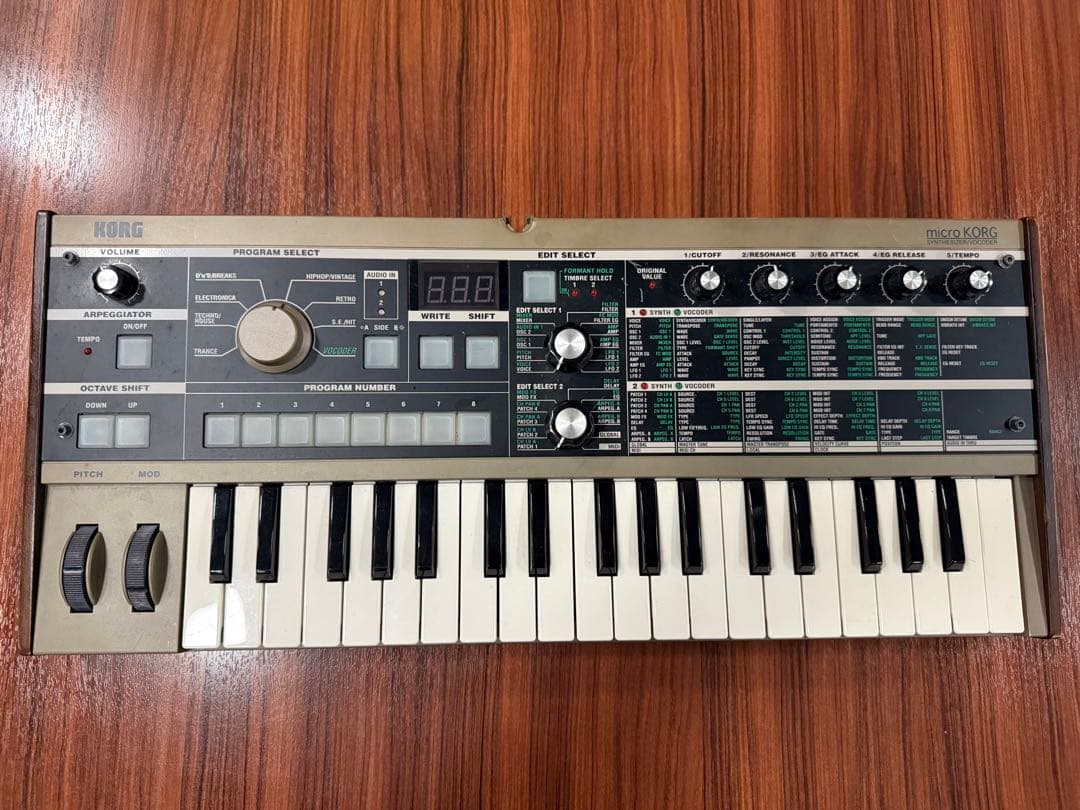 KORG microKORG アナログシンセサイザー ボコーダーマイク有 37鍵