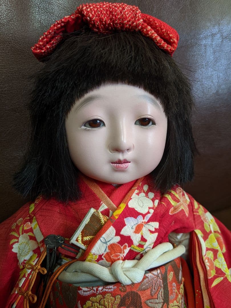樫村瑞観　自由人形　麗しのお嬢様　鳴きます！　検)市松人形・アンティークドール