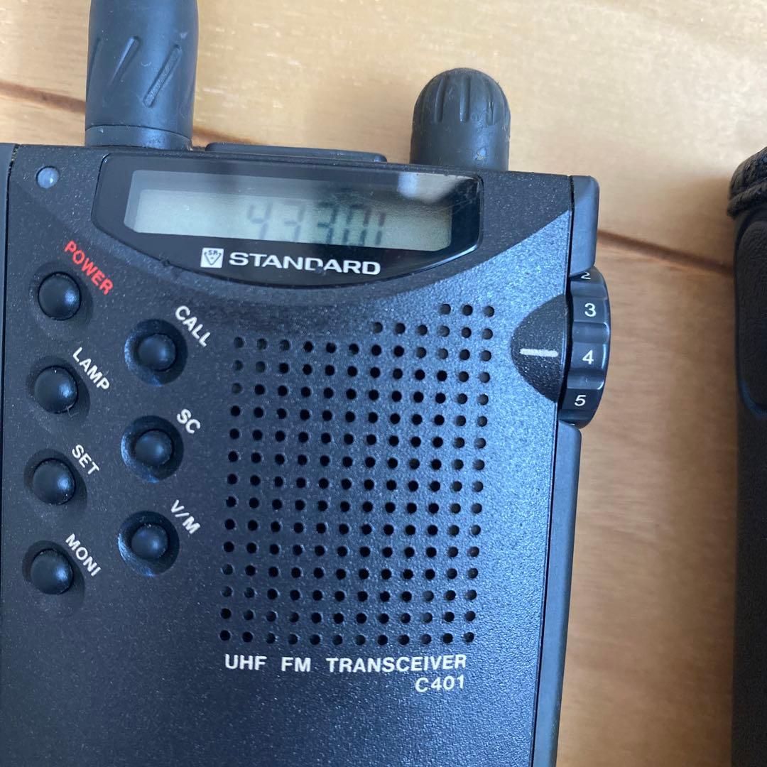 【STANDARD】430MHz C401 トランシーバー　美品