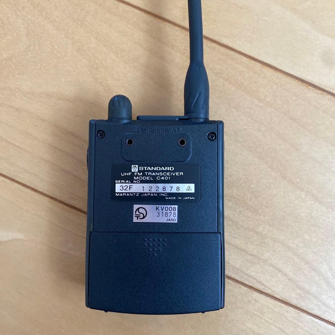【STANDARD】430MHz C401 トランシーバー　美品