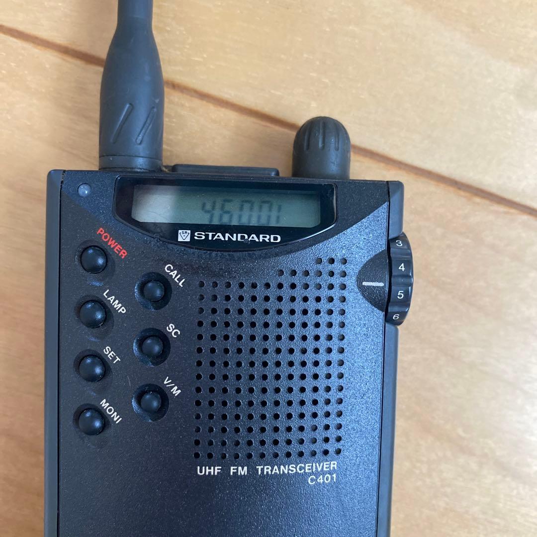 【STANDARD】430MHz C401 トランシーバー　美品