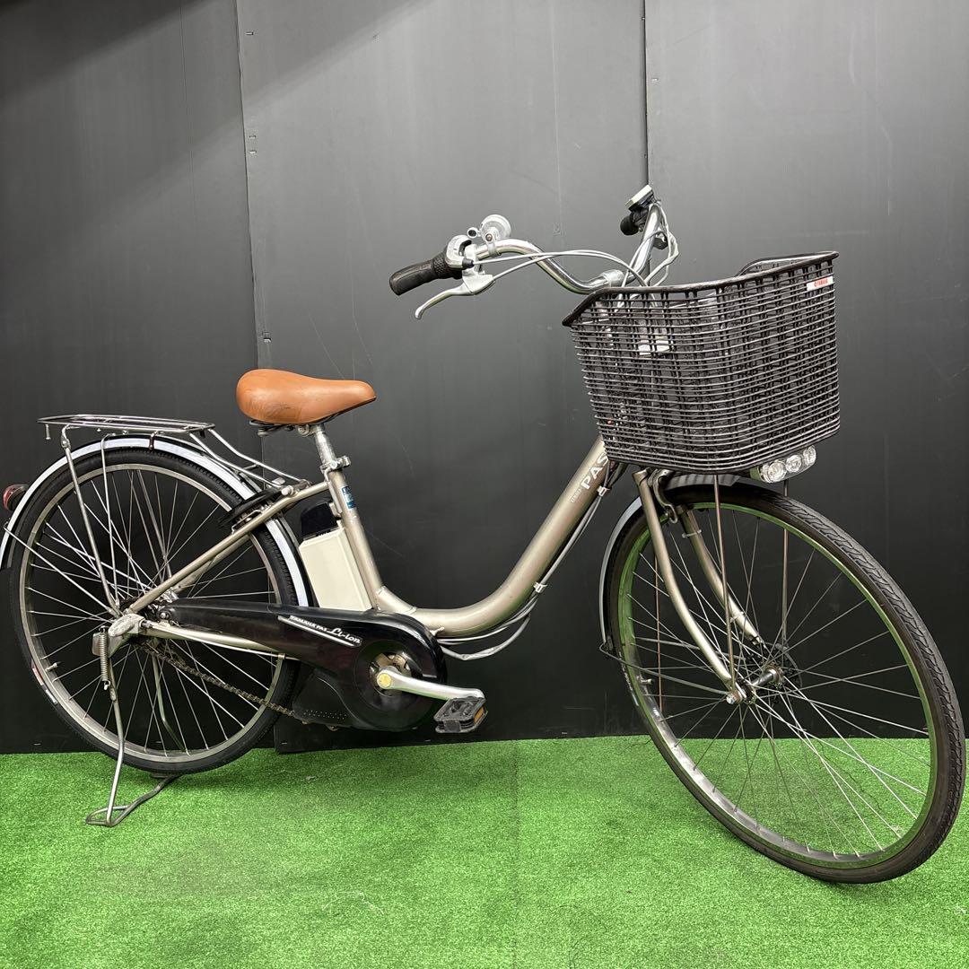 電動自転車 YAMAHA PAS Li-ion ゴールド　27★