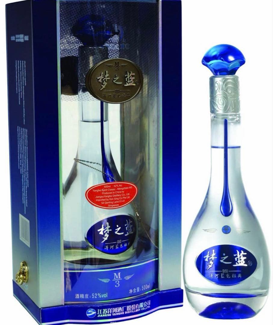 中国酒 夢之藍 白酒ドリームブルーM3 500ml