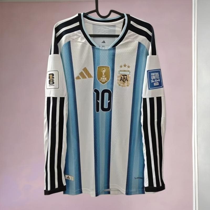 2026W杯 アルゼンチン代表 メッシ 10 長袖 シャツ