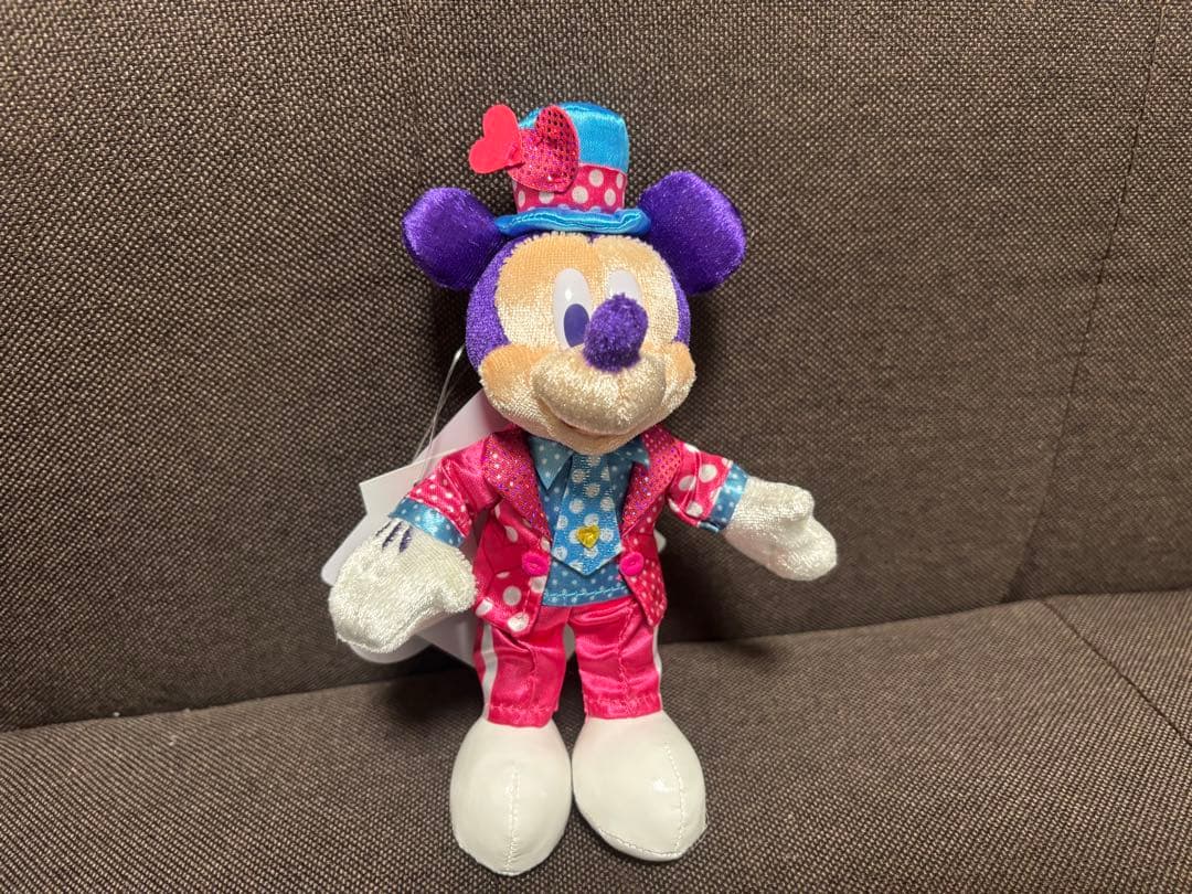東京ディズニー パルパルーザファンダーランド　ミッキー＆ミニー ぬいぐるみバッジ