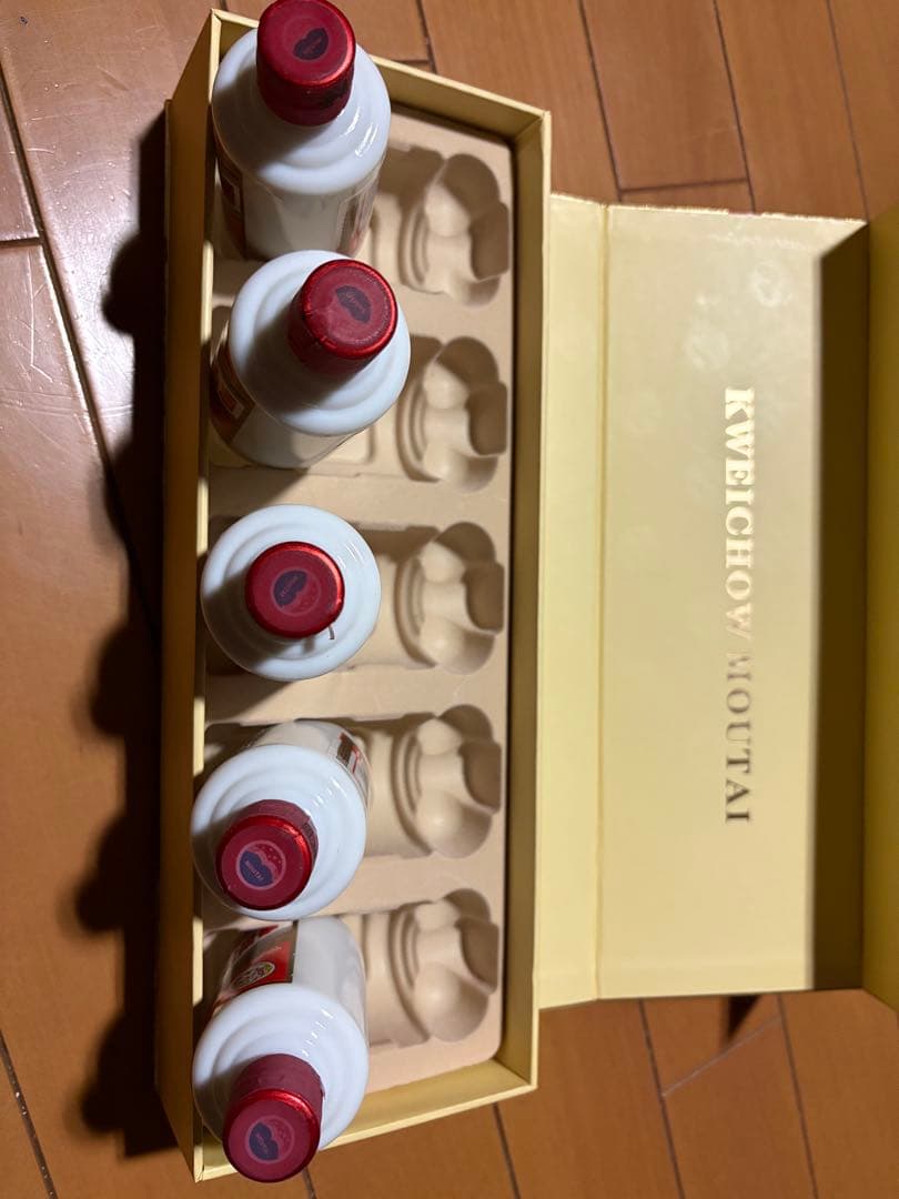【未開栓】貴州茅台酒（マオタイ酒）2018年製 50ml×5本セット 53%
