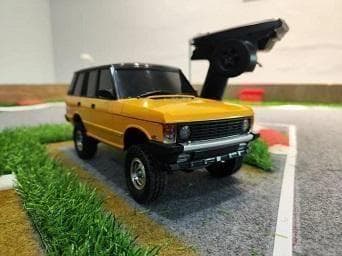新製品 LD R/C レンジローバー モデル イエロー オプションパーツ付き