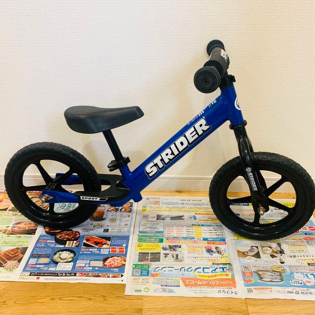 ストライダー STRIDER 12 スポーツモデル バランスバイク ブルー 青