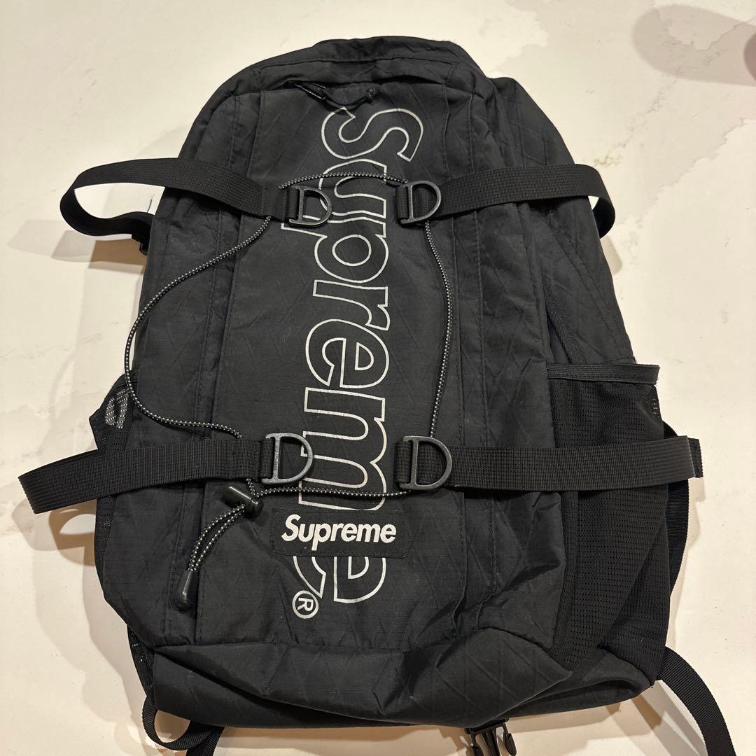 Supreme 黒 リュック・バック