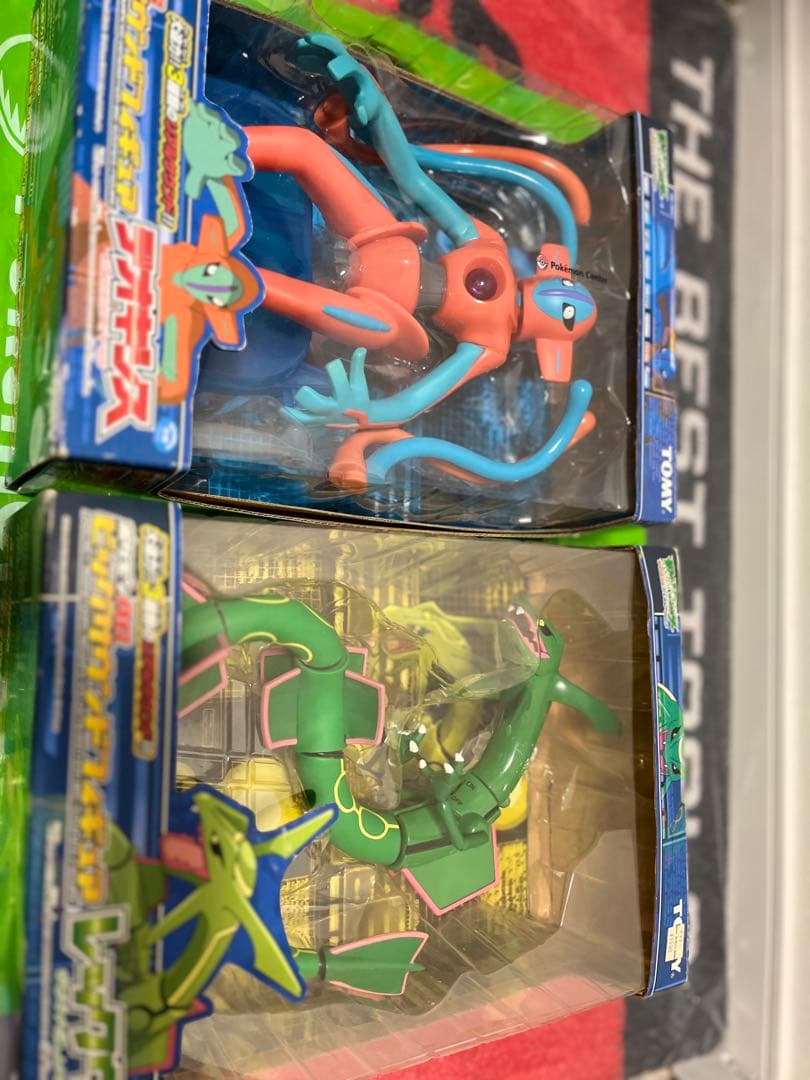 ヒ*キ様 ポケモンAG ビッグサウンドフィギュア　デオキシス、レックウザ　動作確