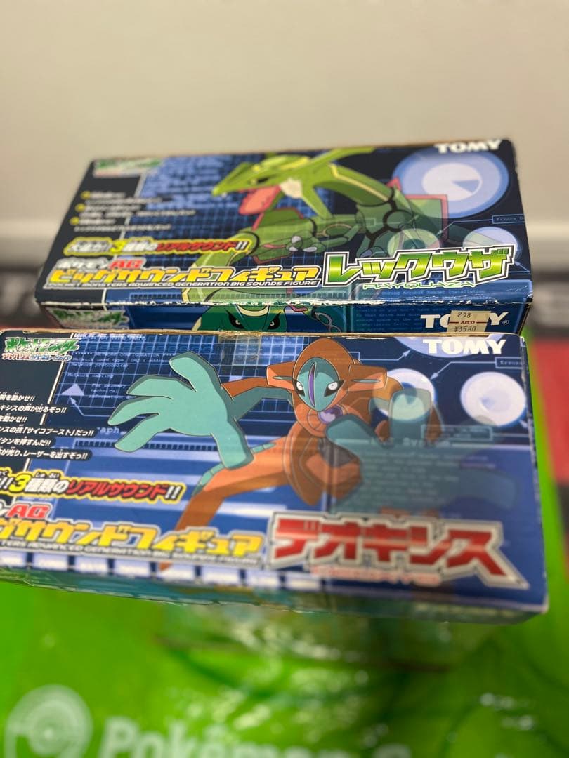 ヒ*キ様 ポケモンAG ビッグサウンドフィギュア　デオキシス、レックウザ　動作確