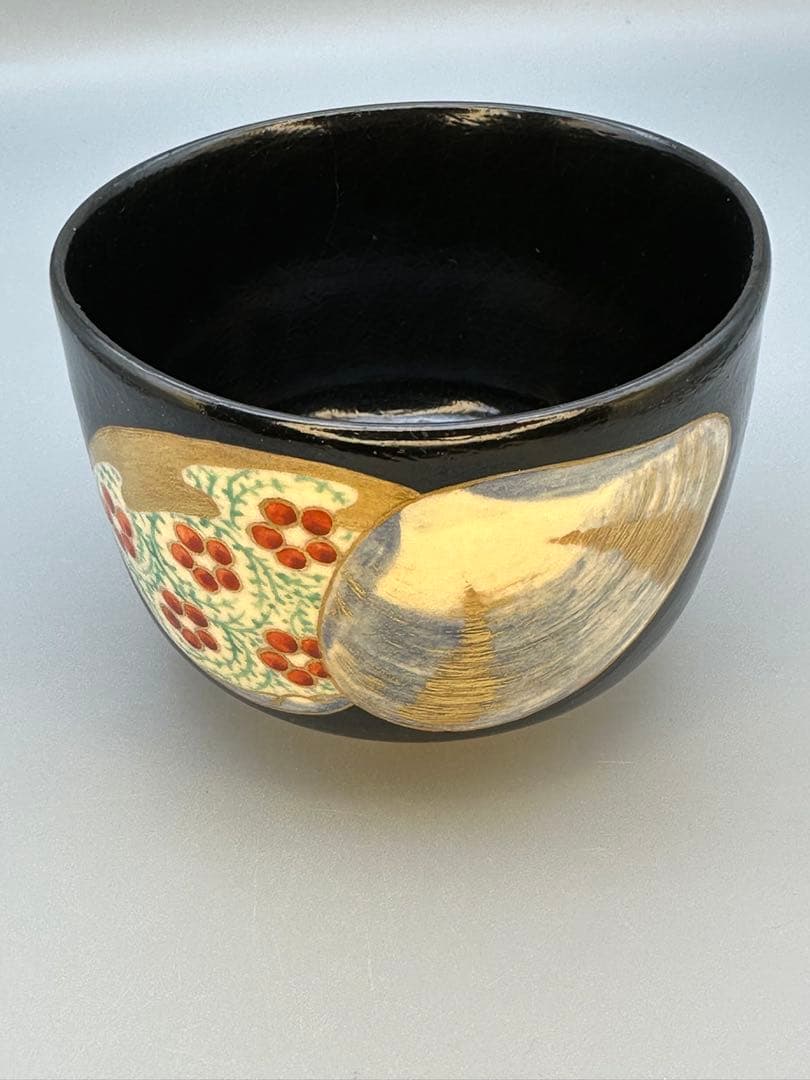 茶道具　茶碗　永楽善五郎　蛤絵