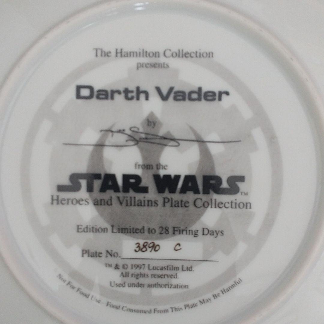 希少 スターウォーズ(ダース・ベイダー)ハミルトンコレクション限定プレート