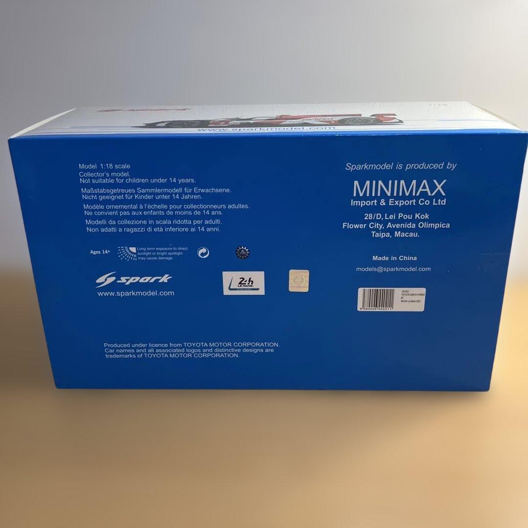 spark 1/18 TOYOTA GR010 HYBRID 【18LM21】
