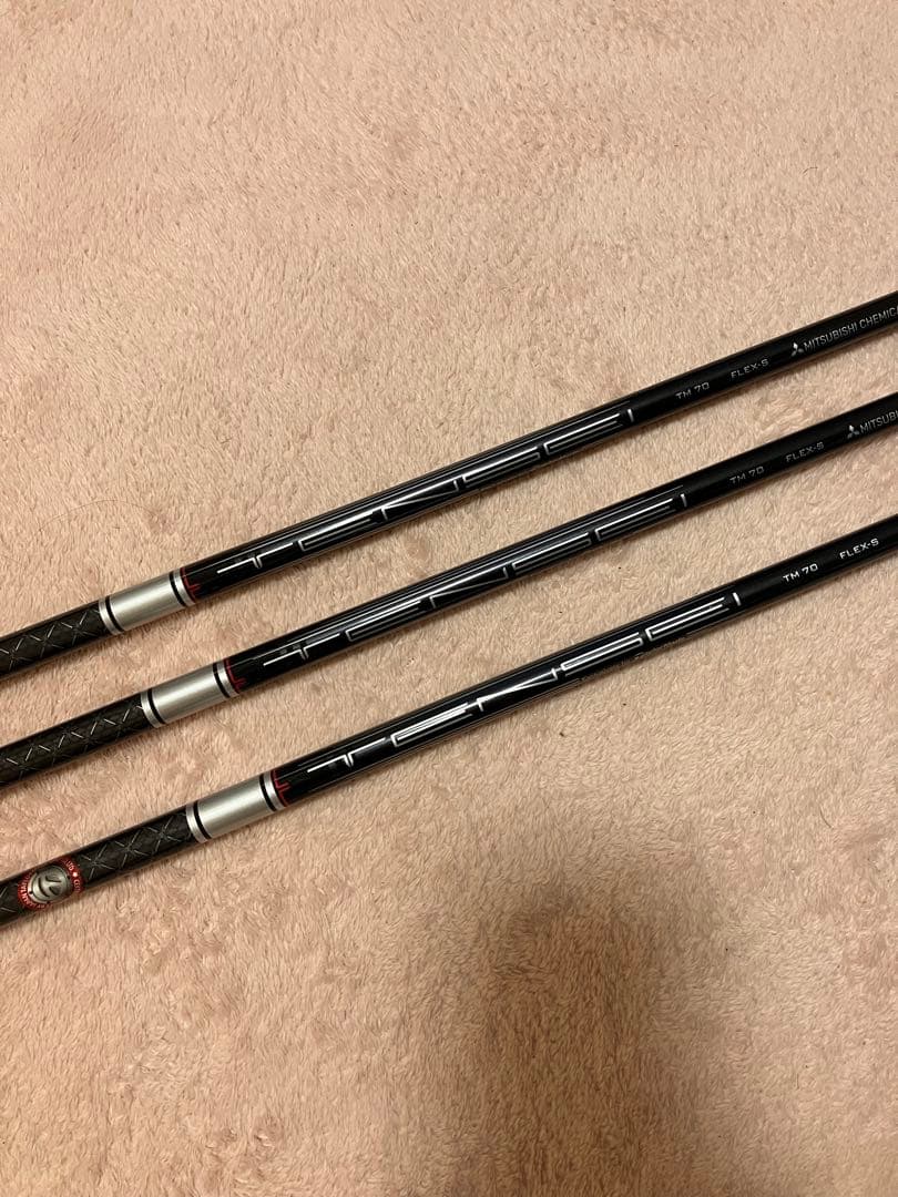 テーラーメイドスリーブ付UT用純正シャフト3本セット