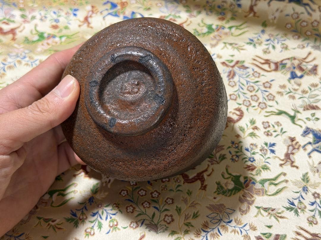 杉本貞光 最上位作 禿黒茶碗 寺垣内窯