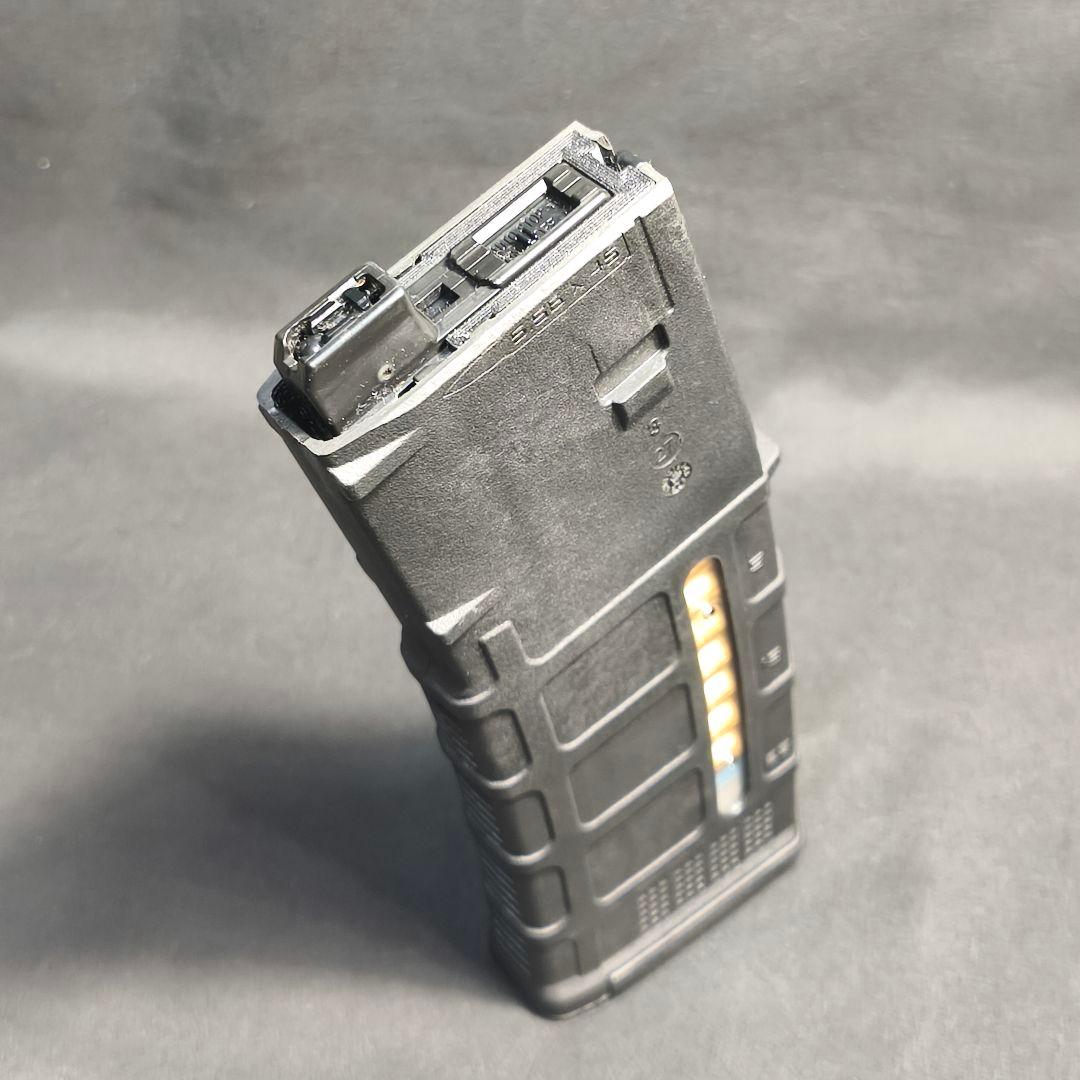 【ブルーガジェット】3本セット　マルイ エボルト PMAG実物加工マガジン 窓有