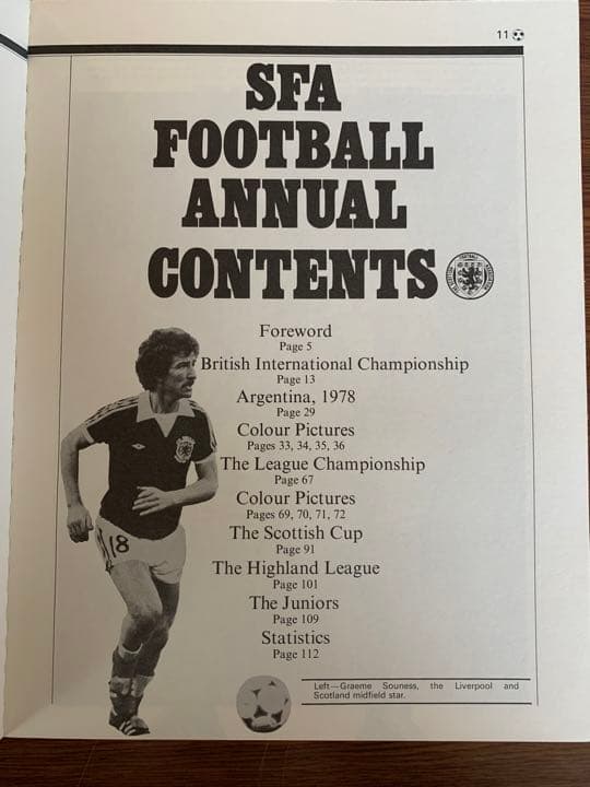 希少 1978年 スコットランドサッカー協会(SFA)第1回年鑑　初版本