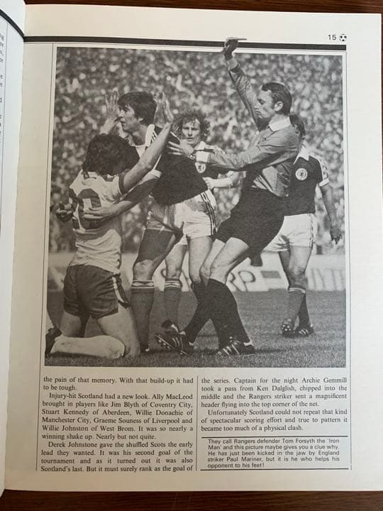 希少 1978年 スコットランドサッカー協会(SFA)第1回年鑑　初版本