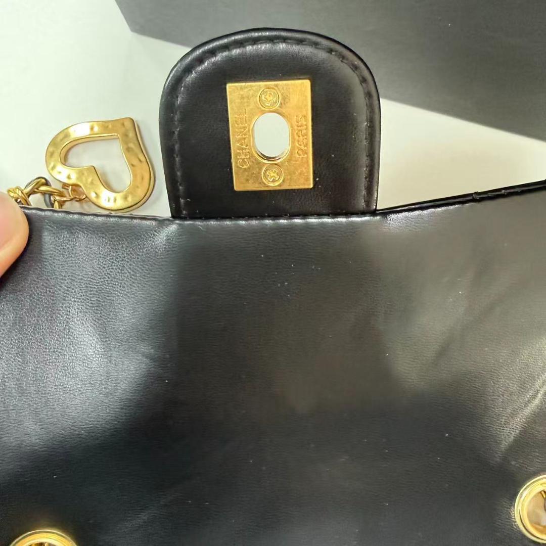 状態良好 ✨ cHaNeL✨ブラックレザーキルティングバッグ