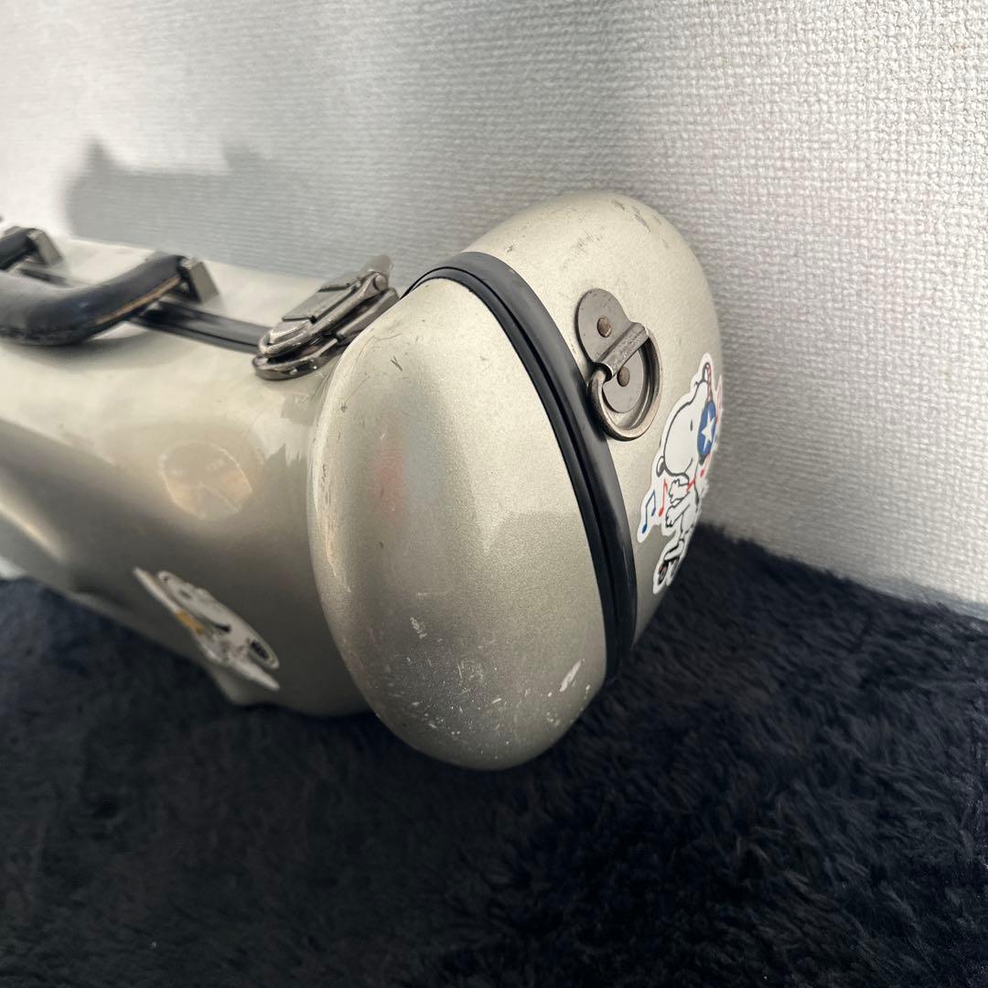 C.C Shiny トランペット ハードケース 管楽器 シルバー
