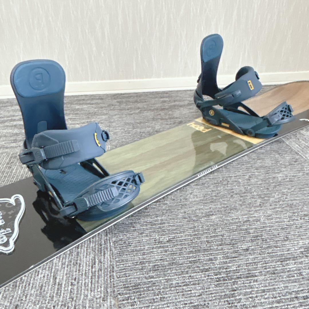 90美品❗️超豪華❗️HEAD×RIDE スノーボードセット★157cm+ビン付
