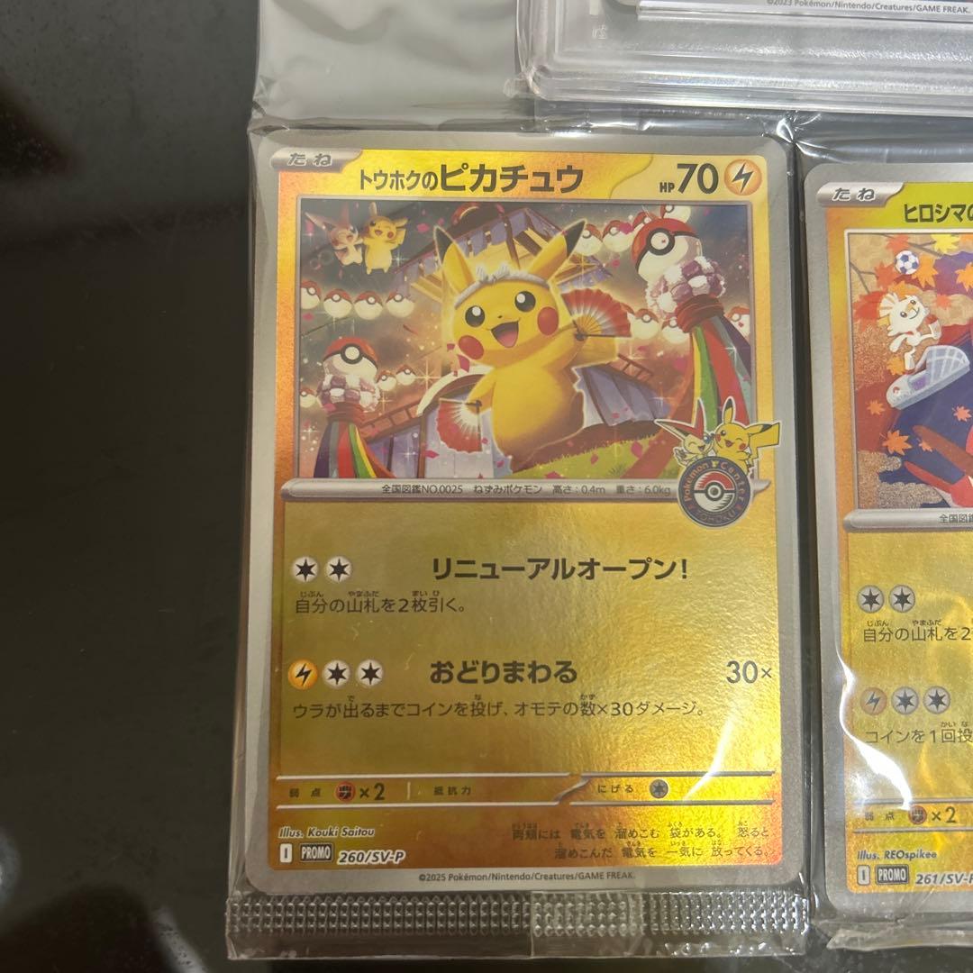 ポケモン ピカチュウar トウホクピカチュウ　ヒロシマピカチュウ