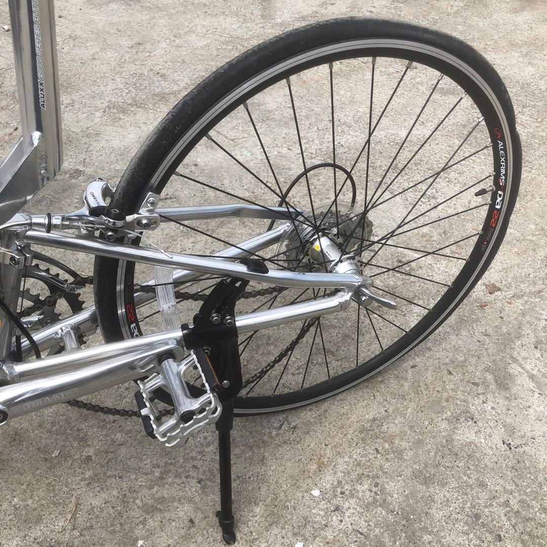 GIANT ジャイアント MR4F クロスバイク シルバー 折り畳み自転車