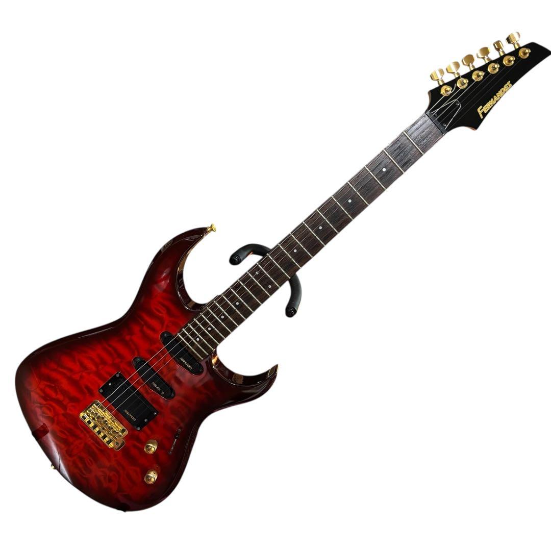 FERNANDES FGZ-400 キルトメイプル レッド エレキギター