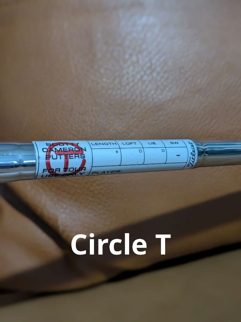 【支給品】スコッティ・キャメロン ラグーナ ウェルドネック プロ実使用モデル