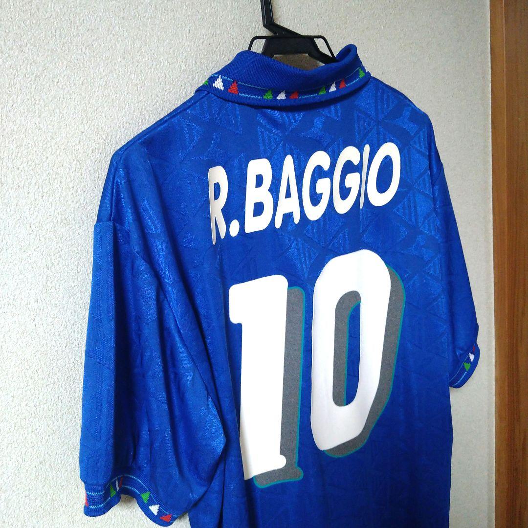【美品】ディアドラ サッカー イタリア代表 ユニフォーム 10番 バッジョ