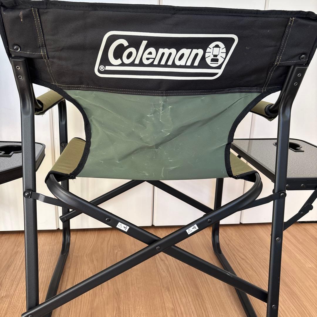 コールマン(Coleman) チェア サイドテーブル付デッキチェア 折り畳み