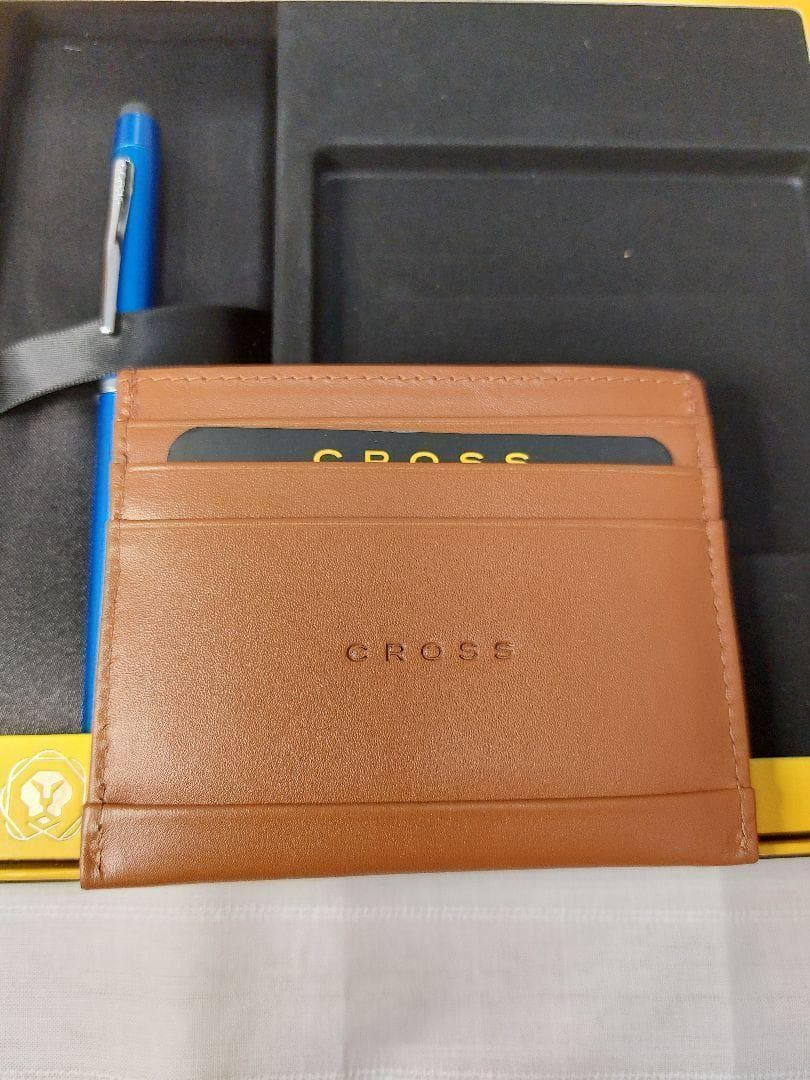 【CROSS】クロス ボールペン ギフトセット レザーカードケース付