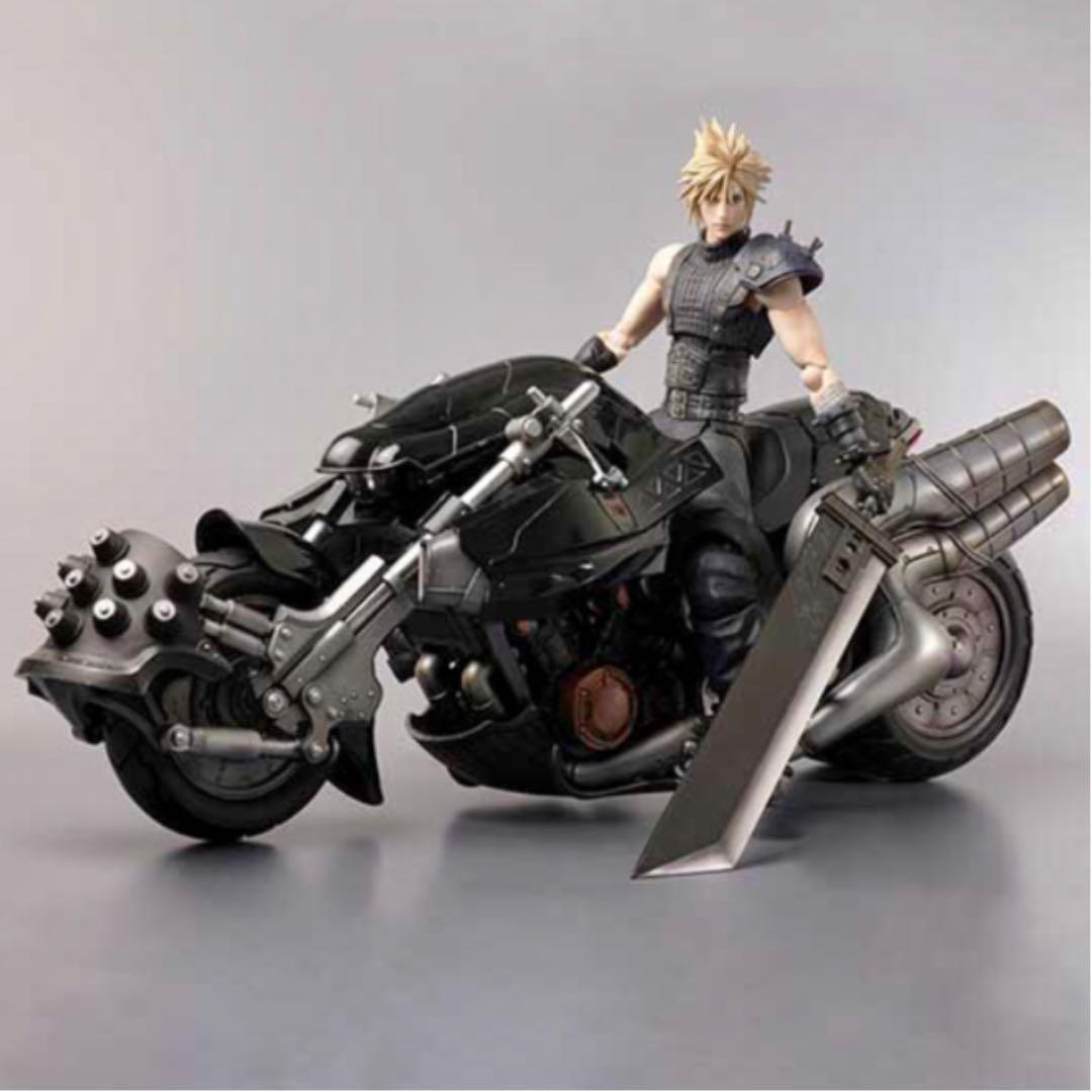 FF7 フィギュア クラウド・ストライフ & ハーディ＝デイトナ