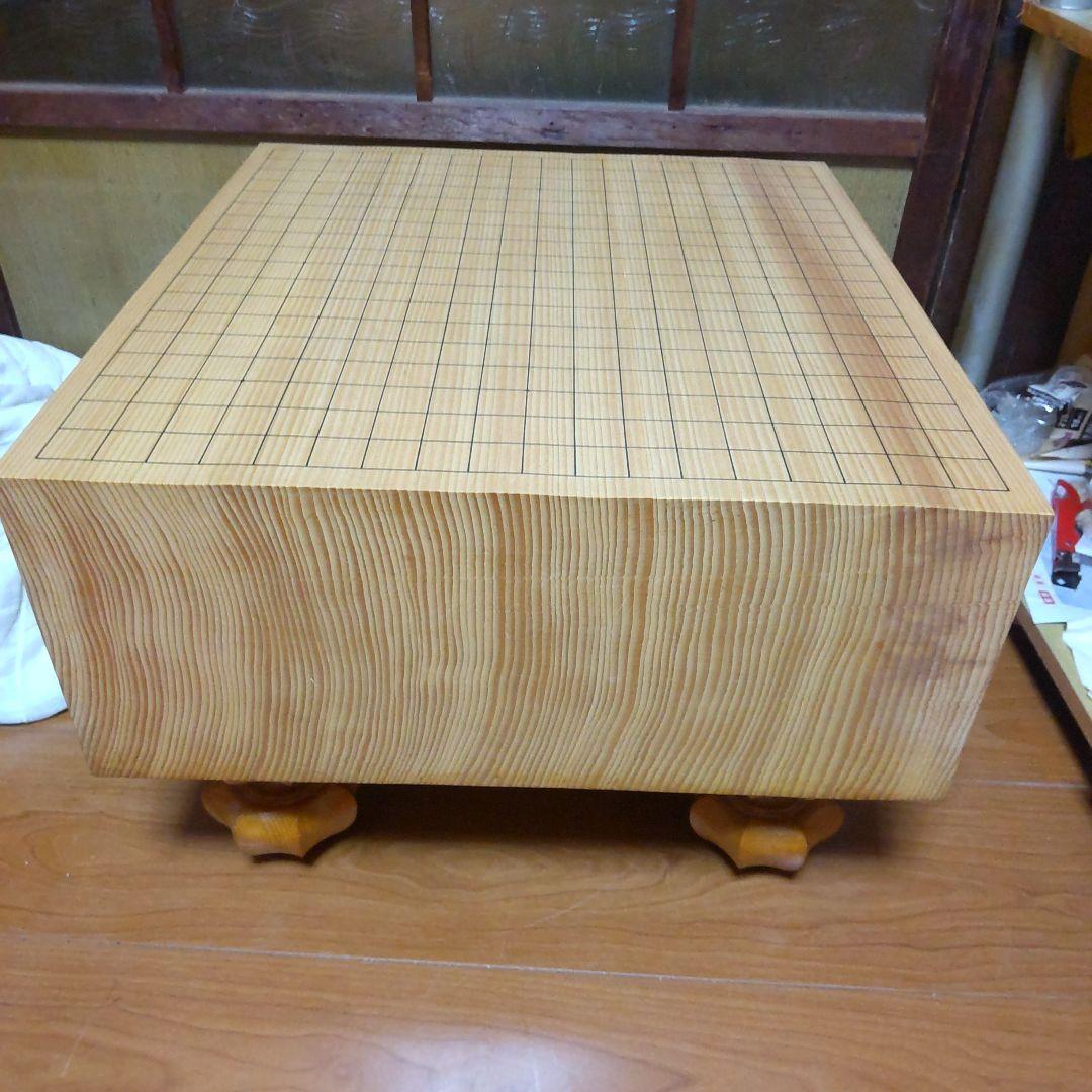 本榧六寸盤　天地柾目　簡易カバー付き