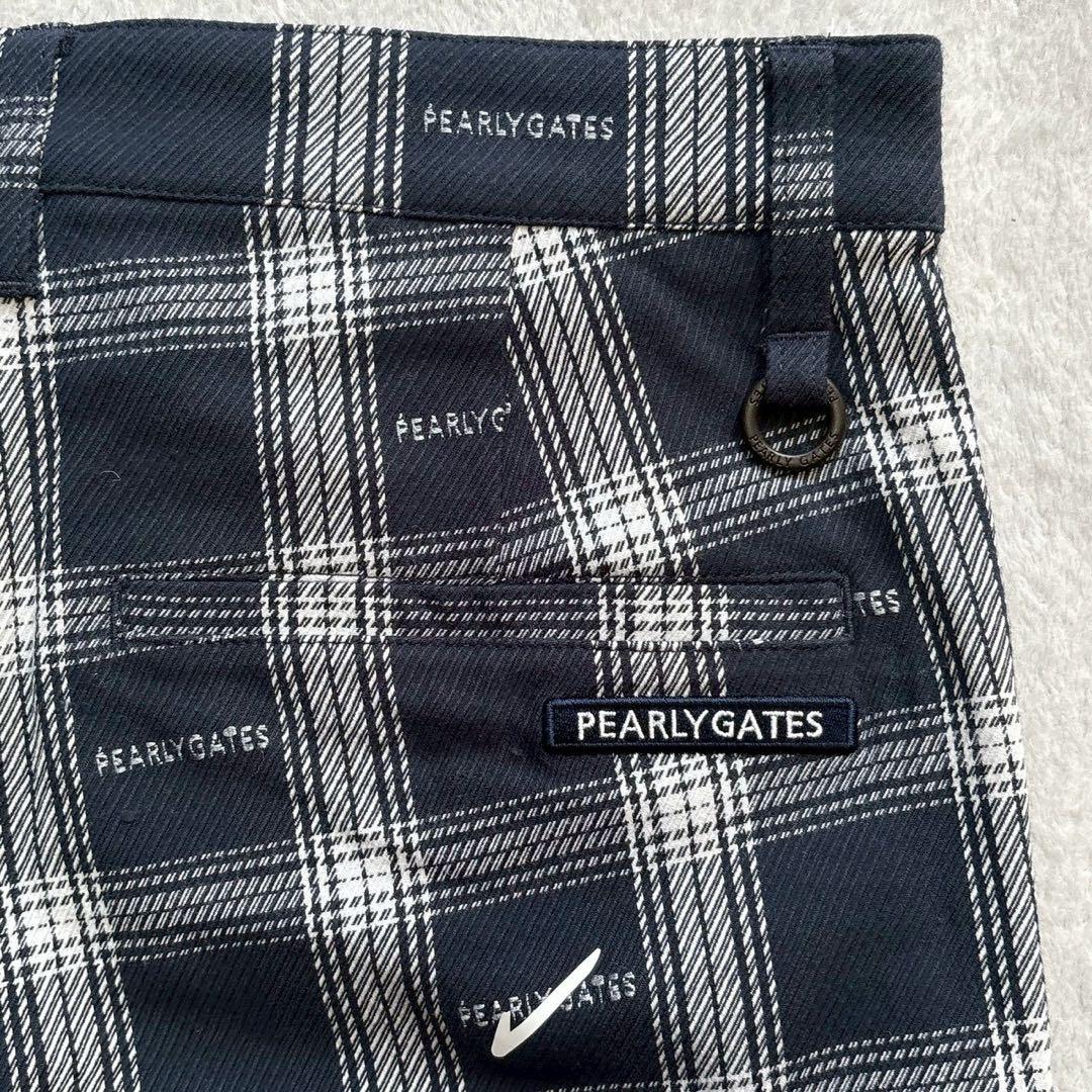 新品タグ付　 パーリーゲイツ 2024年　近年 ストレッチハーフパンツ チェック