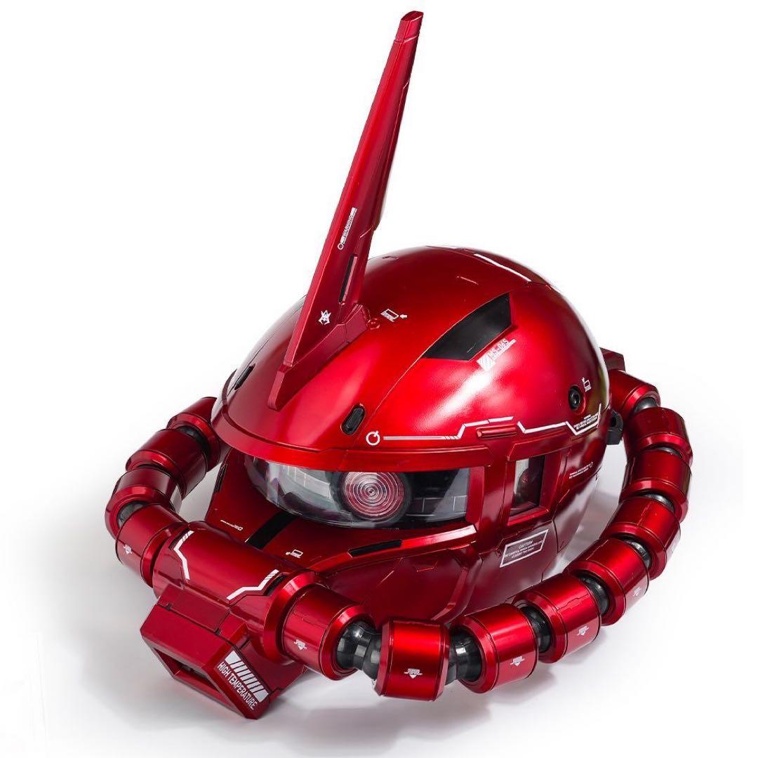シャア専用ザクII ヘッド フィギア　メタリックレッド塗装