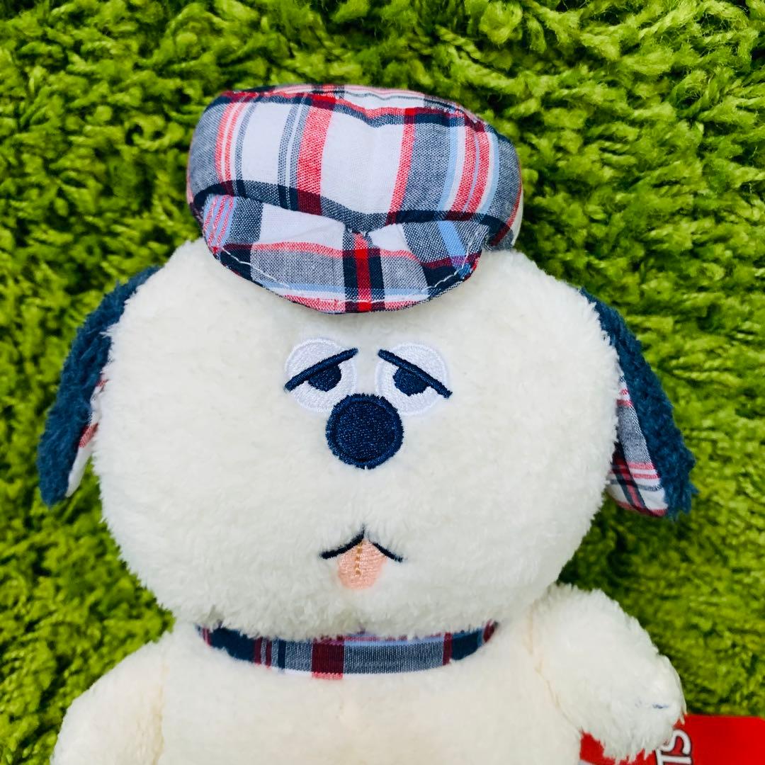 オラフ スヌーピータウン ぬいぐるみ　OLAF ブルーベリーチェック